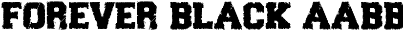 Forever Black font