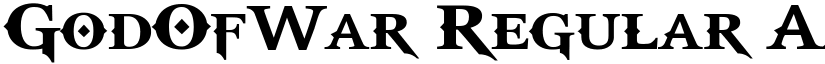 GodOfWar Regular font