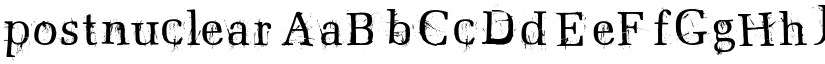 postnuclear font