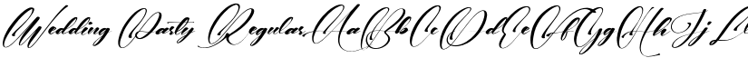 Wedding Party Regular font