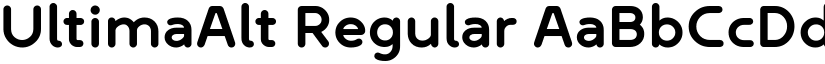 UltimaAlt Regular font