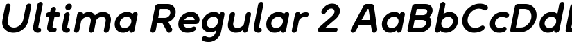 Ultima Regular 2 font
