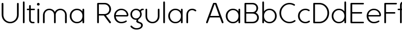 Ultima Regular font