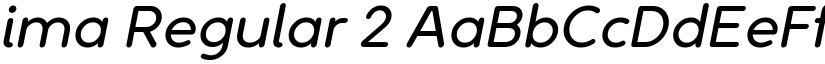 ima Regular 2 font