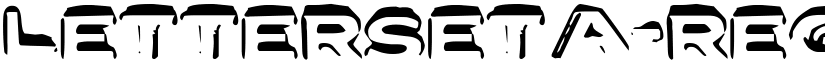 LetterSetA-Regular font