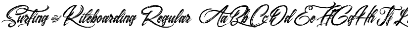 Surfing & Kiteboarding Regular font