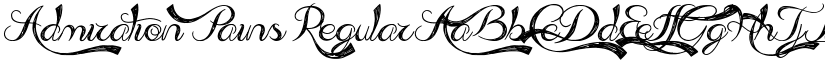 Admiration Pains font download