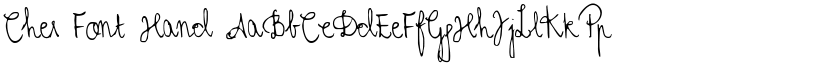 Cher Font Hand font