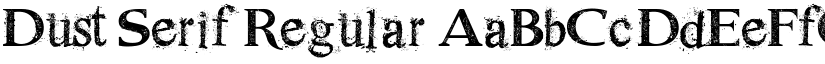 Dust Serif Regular font