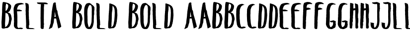 Belta Bold Bold font