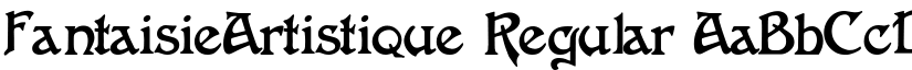 FantaisieArtistique Regular font