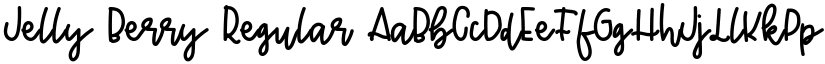 Jelly Berry Regular font