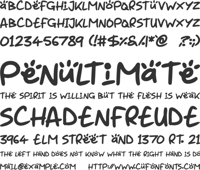 Juice it up font preview