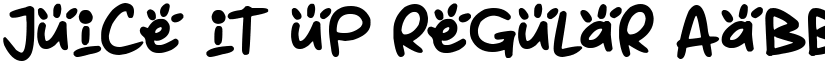 Juice it up Regular font