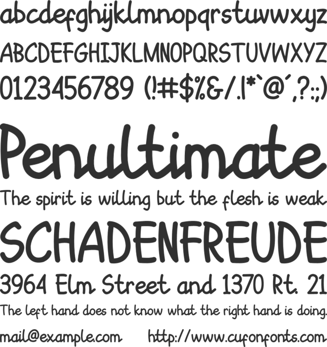 Sepet font preview