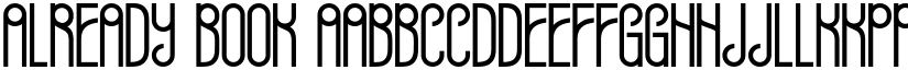 Already Book font