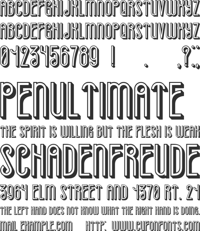Already font preview