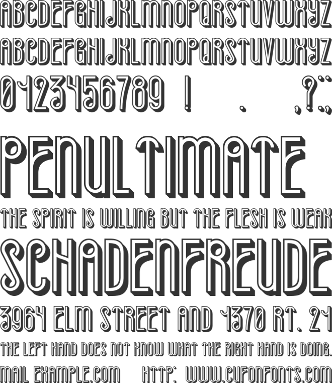 Already font preview