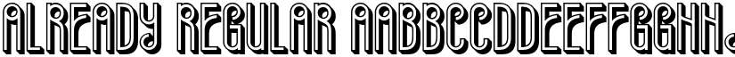 Already Regular font