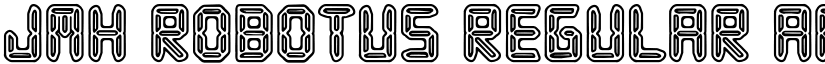 JMH Robotus Regular font