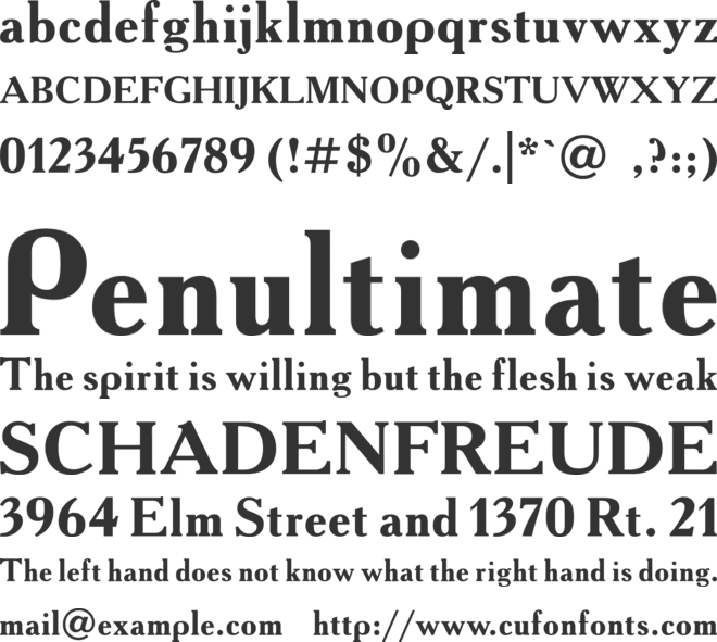 Akademie Alte font preview