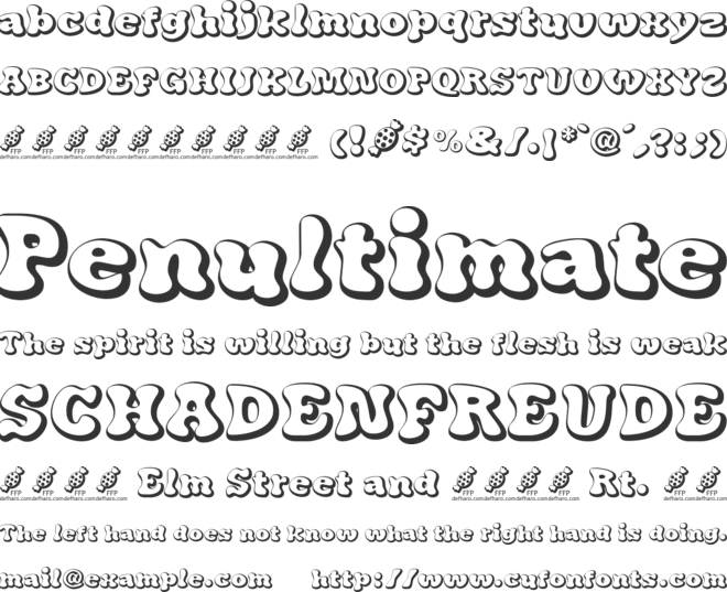 Candy Pop! font preview