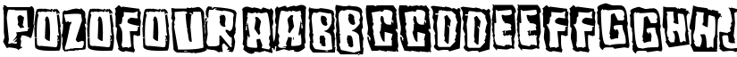 Pozofour font