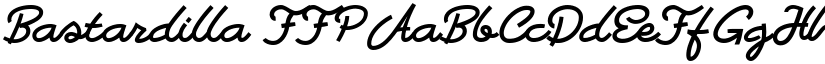 Bastardilla font download