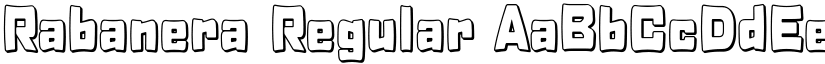 Rabanera Regular font