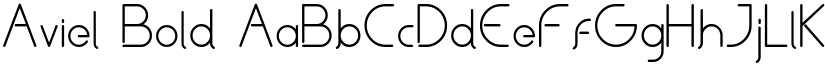 Aviel Bold font