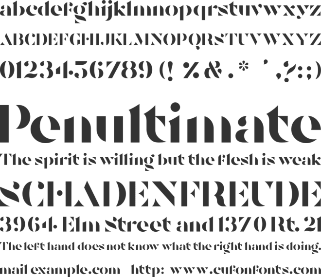 Tostada font preview