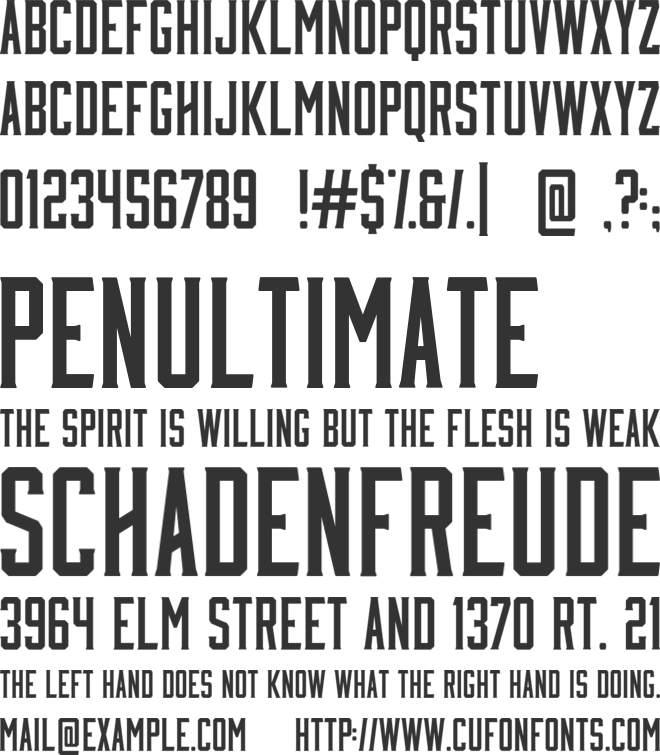 Moonshiner font preview