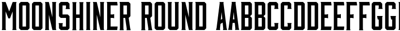 Moonshiner Round font