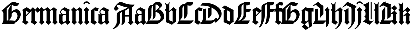 Germanica font