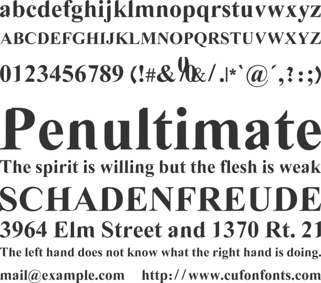 Lovevelyn two font preview