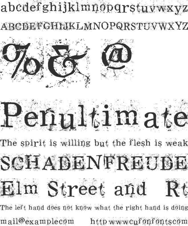 RamRod font preview
