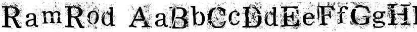 RamRod font download
