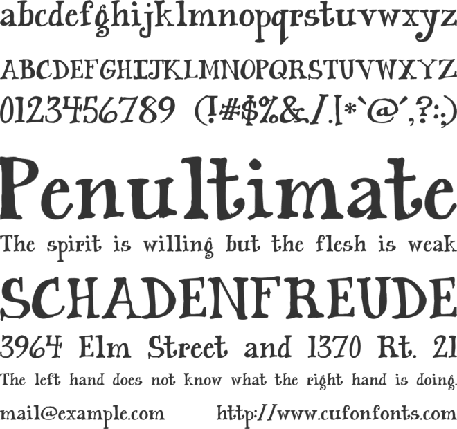 Janda Siesta Sunset font preview