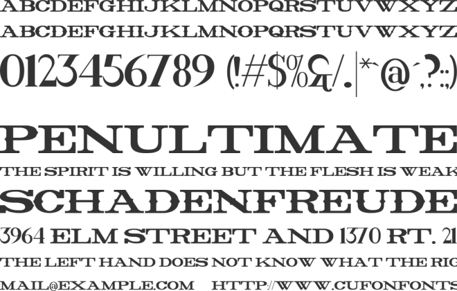 Let Me Ride font preview