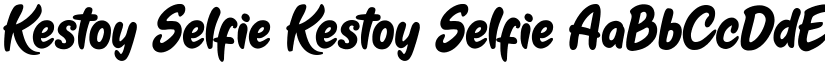 Kestoy Selfie Kestoy Selfie font
