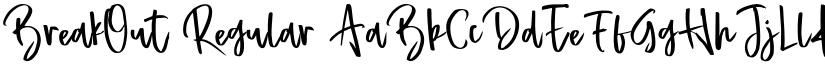 BreakOut font download