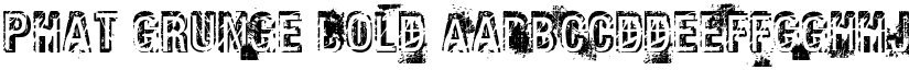 Phat Grunge Bold font