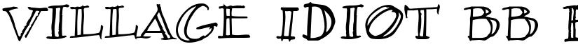 Village Idiot BB Regular font