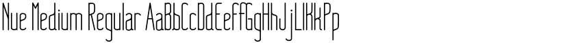 Nue Medium Regular font