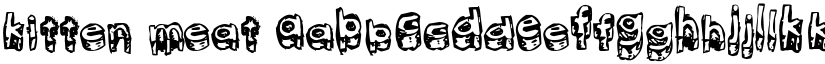 kitten meat font