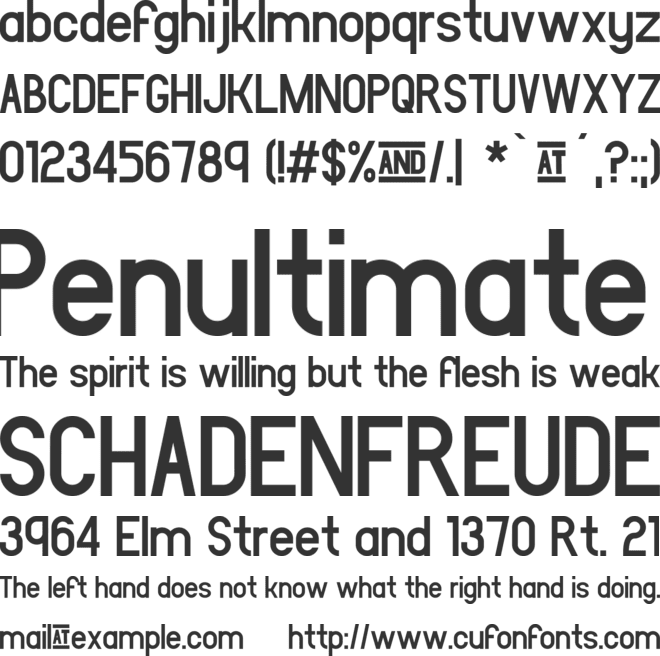 Leipziger Messe font preview