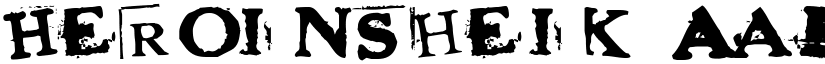 HeroinSheik font