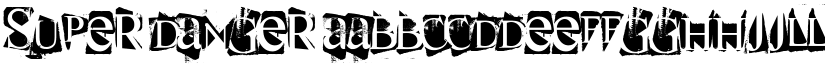 super danger font