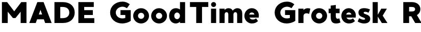 MADE GoodTime Grotesk Regular font