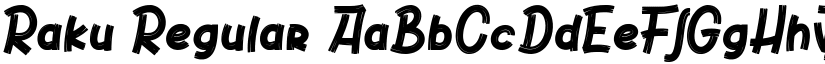 Raku font download